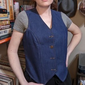 Beautiful Western Vintage Denim Vest